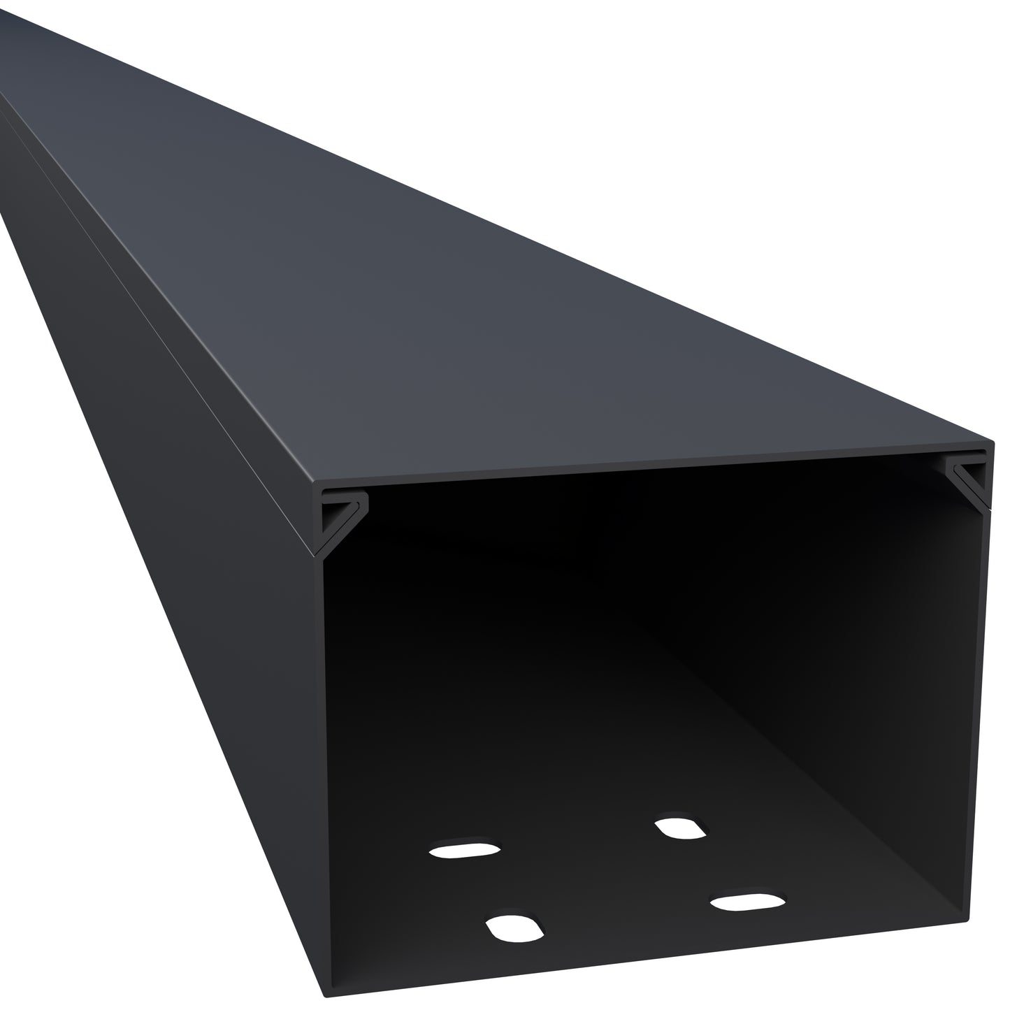 Kabelkanal 80×60 mm Schwarz
