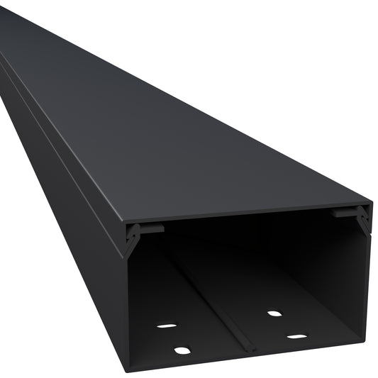 Kabelkanal 100×60 mm Schwarz