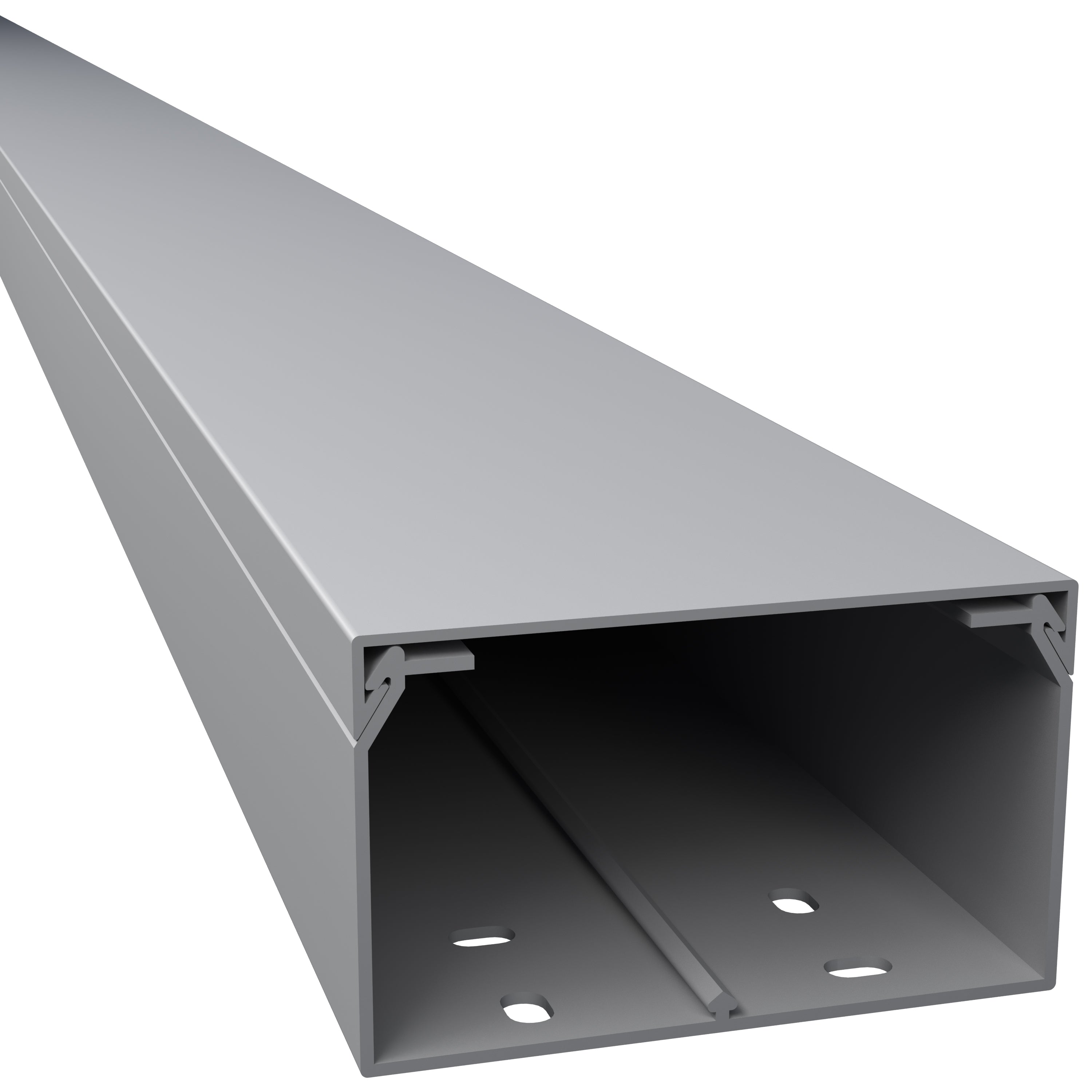 Kabelkanal 100×60 mm Grau