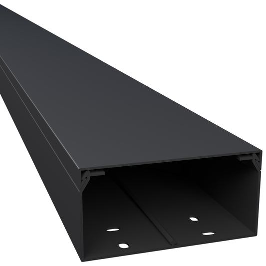 Kabelkanal 120×60 mm Schwarz