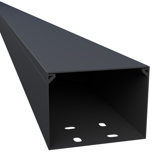 Kabelkanal 80×60 mm Schwarz